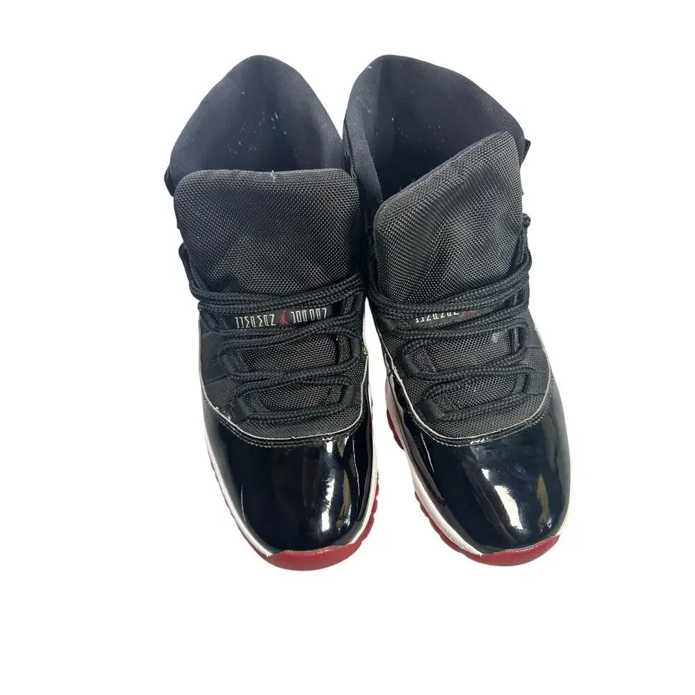 Jordan 11 Retro Playoffs Bred 2019 Patent Leather Sneaker US Men's 11